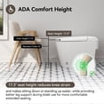 thumbnail image 4 of HOROW T30-NE Non-Electric Smart Bidet Toilet, Power-Free with Dual Wash Nozzles, ADA Chair Height, Foot Kick Flush, 10'' Rough in, 4 of 14