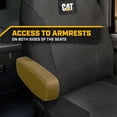 thumbnail image 4 of CAT Semi Truck Seat Covers, Breathable Mesh Universal Fit, Black, 4 of 7