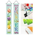 thumbnail image 3 of KCEHTA Easter Door Banner, Happy Easter Hanging Banners, Easter Porch Banner, Easter Bunny Door Banner, Easter Banner Welcome Sign for Front Door Porch Indoor Outdoor Easter Party Supplies, 3 of 5