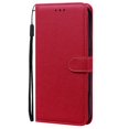 thumbnail image 1 of Étui S21FE S21 FE S 21 FE pour Samsung Galaxy S21 Plus Ultra, Étui Portefeuille en Cuir à Rabat pour Samsung Galaxy S21FE S21+ Ultra, Housse Rouge Foncé Samsung S21 Plus, 1 of 6