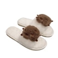 thumbnail image 6 of Bovxnpu House Slippers for Women Casual Indoor/Outdoor Shoes, Women's Casual Open-Toe Capibala Comfortable And Warm Slippers Suitable For Fall And Winter Home Wear Comfy Indoor House Shoes, 6 of 8