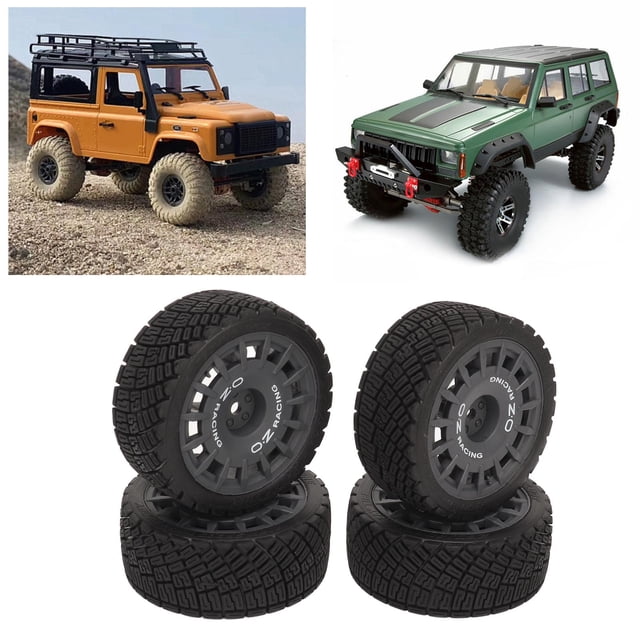 RC Car Tire, 4 PCS RC CAR TIRE ROUILES ROUILES HAUTS UTILISATION STRONGEMENTS 1/10 RC sur les pneus de route pour Tamiya