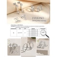 thumbnail image 3 of Set de 3 pares de aretes FIASASO de plata 925 bañados en oro, 3 of 9