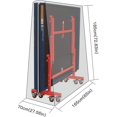 thumbnail image 2 of Funda impermeable para mesa de ping pong, 165 x 70 x 185 cm, color negro, 2 of 4