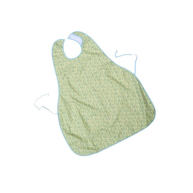 Vogacara Babero para adultos a la moda, protector de ropa impermeable, delantal para personas mayores a la hora de comer masajeadores Verde/sin bolsillo Vogacara CE013521-02