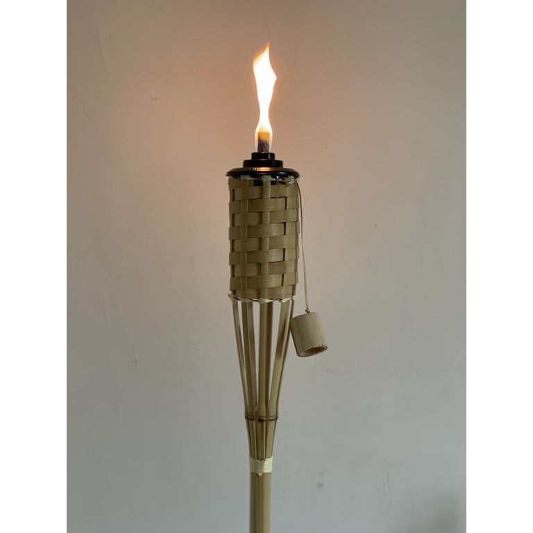 Mainstays 57in Bamboo Torch with Fiberglass Wick, 12 fl oz Fuel