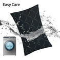 thumbnail image 6 of Pofeuu Black Fish scales Print Polyester Microfiber Plush Pillowcases, Super Soft and Cozy Pillow Case Covers with Envelop Closure（Pillow core not included）-16"x24", 6 of 6