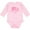AD-Pink, variant on Inktastic Love in Red and Pink with Heart Boys or Girls Long Sleeve Baby Bodysuit