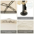 thumbnail image 6 of Costway 10’ x 10’ Beige Event Outdoor Canopy, Waterproof, 6 of 12