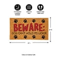 thumbnail image 3 of 28" x 16" Nature Coir Mat, Beware, 3 of 6