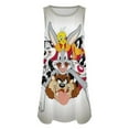 thumbnail image 4 of Looney Tunes Characters Sleeveless Dress For Womens Summer Novelty Sundress Soft Casual Knee Length Loose Tank Dress, 4 of 7