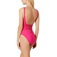 thumbnail image 2 of Ralph Lauren Womens Beach Club Slimming Fit One Piece Swimsuit 16 Passion Fruit, 2 of 5