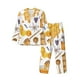 thumbnail image 1 of Balery Honey Bee Set Pijama para Hombre de Dos Piezas con Manga Larga, Conjunto de Dormir y Descanso Suave con Bolsillos-Large, 1 of 7