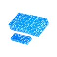 thumbnail image 1 of 100 x Translucent 16mm Six Sided Spot Dice Spot Dice RPG Games Blue, 1 of 6