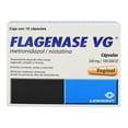 thumbnail image 1 of Flagenase VG 500 mg/100 000 UI 10 cápsulas, 1 of 3