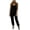 Black, variant on Women's Fleece Warm Overalls Winter Loose Casual Jumpsuits with Pockets