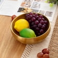thumbnail image 3 of ABPETE Key Bowl for Entryway Table, Decorative Bowls and Key Dish Holder, Fruit Bowls for Kitchen Counter Table, 8.26" Gold, 3 of 6