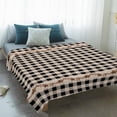 thumbnail image 4 of Western Texas Star Retro Blanket Soft Cozy Warm Throw Blanket for Couch, Plush Fuzzy Flannel Fleece Blankets for Sofa, Country Vintage Black Beige Plaid Bed Blankets Gifts for Men, 50"x60", 4 of 9
