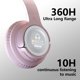 thumbnail image 4 of Auriculares Inalámbricos Bluetooth Sobre el Oído con Luces Luminosas, Sonido Hifi de Reducción de Ruido Del Conductor de 40 Mm para Juegos de Música Y Deportes, 4 of 9