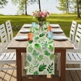 thumbnail image 4 of Table Runners 70 Inches Long Dress Scarves, Green Leaves Farmhouse Coffee/Dining/Kitchen Table Decor, Holiday Table Runner, Spring Plants Rustic Vintage Botanical 13x70 Inch, 4 of 9