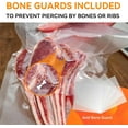 thumbnail image 4 of Vacuum Sealer Bags 11x50 Rolls 2 pack for Food Saver, Seal a Meal, . Commercial Grade, BPA Free, Heavy Duty, Great for vac storage, Meal Prep or Sous Vide, 4 of 5