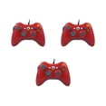 thumbnail image 1 of 3x Controles Usb Alambrico Compatible Para Xbox 360 Fat Slim Rojo, 1 of 1