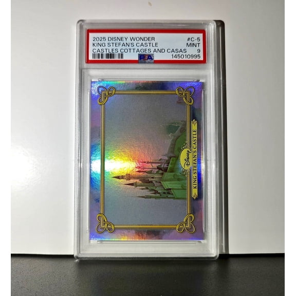 King Stefan's Castle 2025 Topps Disney #C-5 Card Sleeping Beauty PSA 9