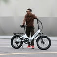 thumbnail image 3 of VEEFA F1 Foldable Electric Bike for Adults, 500W Motor Ebike with 48V10.4Ah Removable Battery, Folding Ebike 30-80 Miles Range &19.9MPH Max Speed, 5 Pedal-Assist Levels, UL2849, 3 of 9