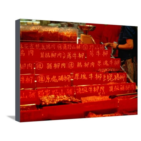 Char Siu (Chinese Smoked Spare Ribs), Macau, China Stretched Canvas Print Wall Art By Lawrence (Best Wood To Smoke Baby Back Ribs)