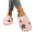 Pink, variant on KEVCHE Star Fuzzy Slippers for Women, Cozy Plush House Shoes with Non-Slip Sole for Indoor and Outdoor Use, Warm Soft Closed Toe Home Footwear, Lightweight Cute Slippers for Bedroom and Daily