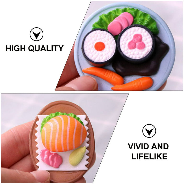 Miniature Decor Foods Ornament Kitchen Sushi Simulation Decoration