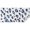 White and Blue, variant on White and Gray Of Leopard Print Rectangle Tablecloth 60"x84",Waterproof Polyester Rectangle Table Cloth, Wipeable Spillproof Polyester Tablecloth for Dining, Camping, Indoor and Outdoor