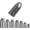 Silver, variant on Tungsten Bullet Sinkers Fishing Weights, Flipping Sinkers Worm Weights for Bass Fishing Texas Rig, Carolina Rig, Size 1/16 1/8 3/16 1/4 5/16 3/8 1/2 oz