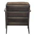 thumbnail image 4 of New Pacific Direct Albert 19" Fabric Accent Chair in Dark Brown/Mocha Hide, 4 of 5