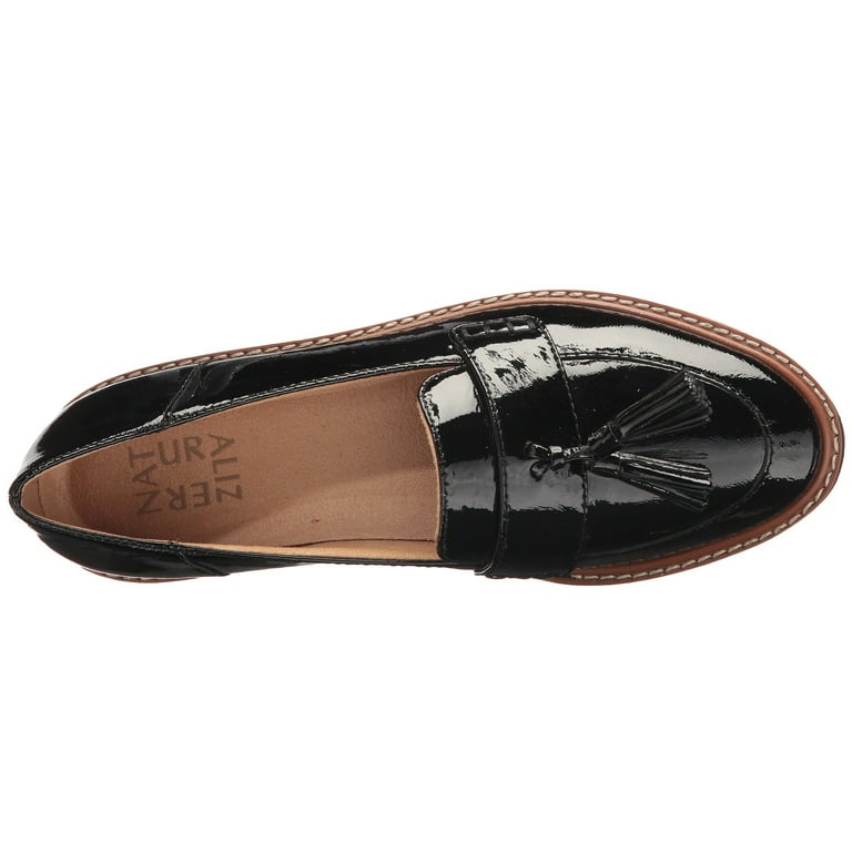 Naturalizer August Women s Black Patent Loafers 6.5M Walmart