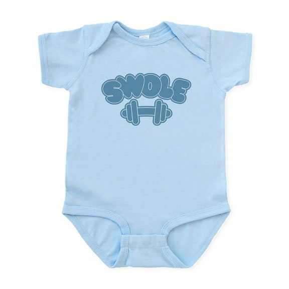 CafePress - Swole Body Suit - Baby Light Bodysuit, Size Newborn - 24 Months