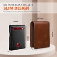 thumbnail image 3 of Monedero RUNBOX, delgado, de piel, con bloqueo RFID, 11 tarjetas, 3 of 7