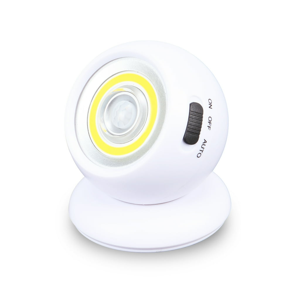 Auto Drive Motion Sensor Security Light Rechargeable or AAA Battery Operated with Auto Timer