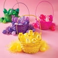 thumbnail image 5 of Fun Express Handles Bamboo Storage Baskets Multicolor Easter (12 Pack), 5 of 6
