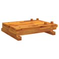 thumbnail image 1 of Banco de trabajo VidaXL de madera de acacia con tornillo de 20,5 x 17,3 x 3,7 cm, 1 of 8