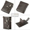 thumbnail image 3 of Cartera para hombre Sonducket de cuero multifuncional color café, 3 of 6