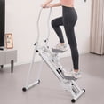 thumbnail image 4 of TOPTENG Stair Stepper for Home Gym Folding Vertical Climber Cardio Exercise Machine for Full Body Workout Machine, Adjustable Handlebar & Pedals, 300LBS Load, 4 of 9