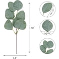thumbnail image 2 of 30 Pcs Artificial Eucalyptus Stems,Fake Silver Dollar Eucalyptus Leaves Stem Faux Leaf for Wedding Bouquets, Flower Arrangements, Tables Centerpieces, Home Decor, 2 of 8