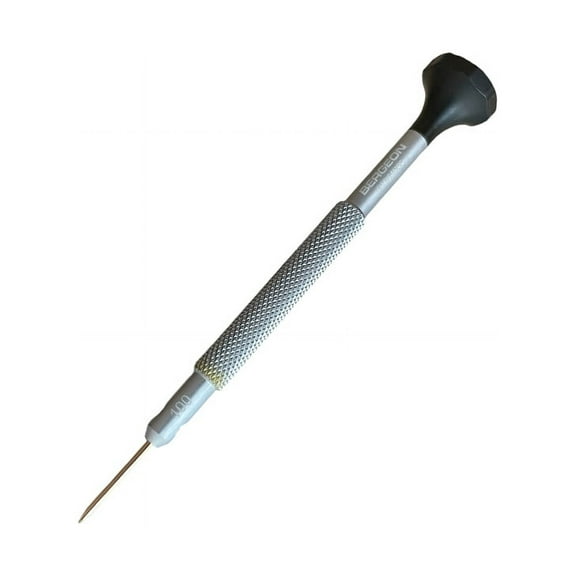 Bergeon 31081-100 non-magnetic screwdriver with anodised aluminium body 1.00mm
