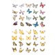 thumbnail image 1 of Una variedad de pegatinas impermeables del programa de letras transparentes de la serie Butterfly, recortes para portátiles y equipaje de monopatín, 1 of 5