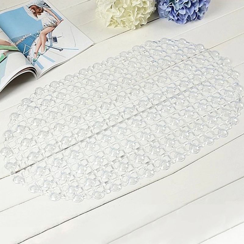 New Bathroom Tub NonSlip Bath Floor Bubble Shower Tub Mat Plastic