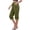 Green, variant on Women Solid Faux Linen Capri Pants, Elastic Drawstring Ribbed Waist Relaxed Straight Fit Summer Daily Lounge Bottoms Navy S
