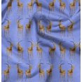 thumbnail image 1 of Soimoi Modal Satin Fabric Deer Animal Decor Fabric Printed Yard 42 Inch Wide, 1 of 5