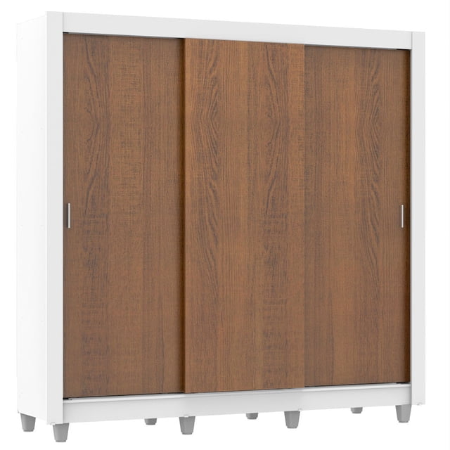 Ropero Closet Madesa Lyon Plus 3 Puertas con Pies B/M