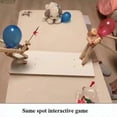 thumbnail image 4 of 2 Players Balloon Bamboo Man Battle - Wooden Fencing Puppets With 100 Balloons, 4 of 5